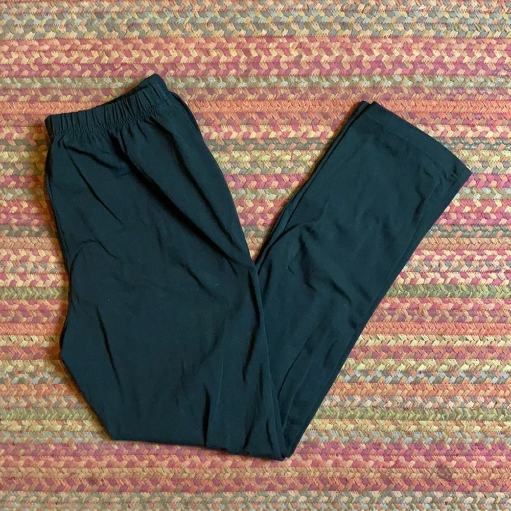 NWOT LL BEAN BLACK CASUAL BASIC SOFT TRAVEL PANTS